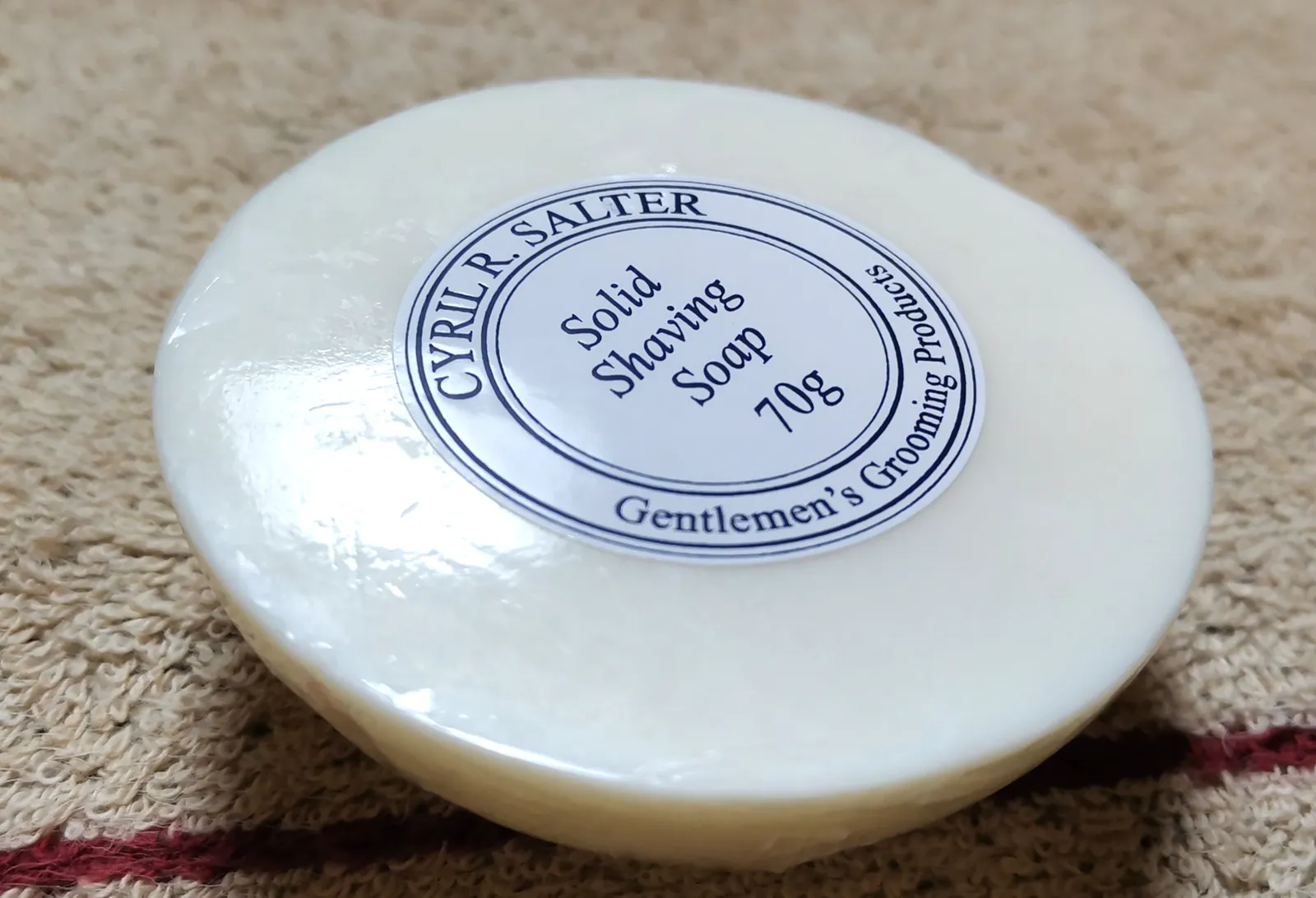 CYRIL R. SALTER Solid SHAVING SOAP