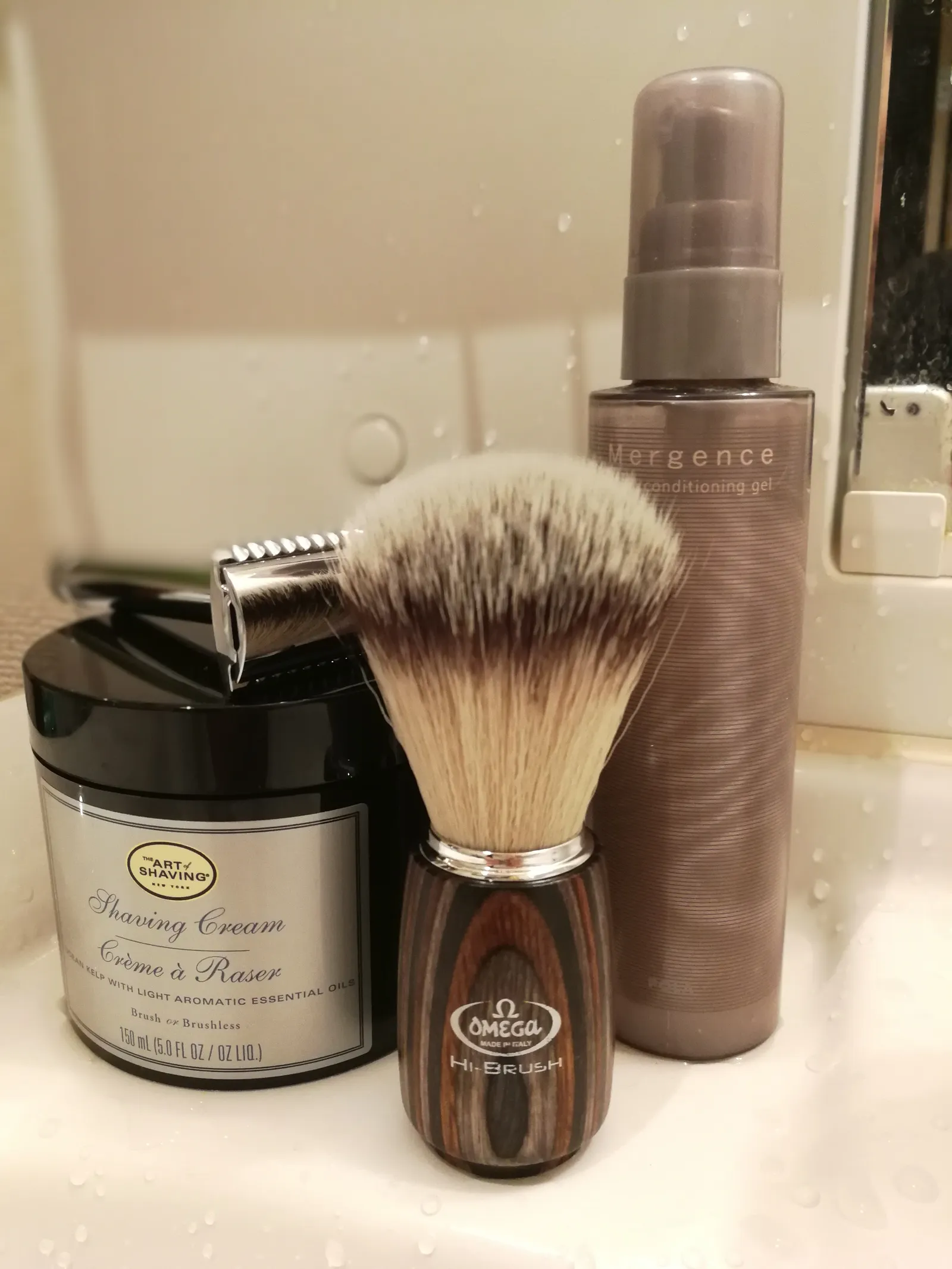 シェービングの順序、両刃カミソリのスキンケア