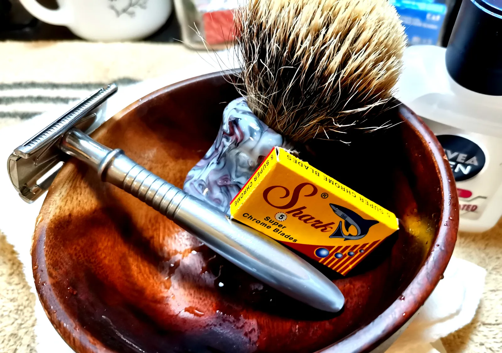 【日記】Razorock Teck2 & Shark super chrome 2025-03-12