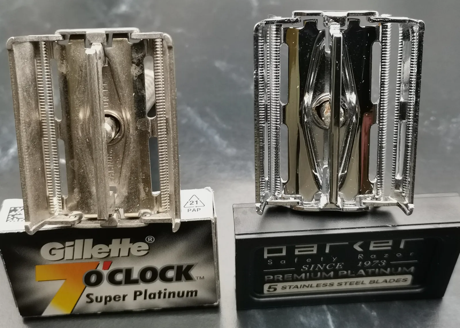 Parker87R and Gillette Superspeed#3