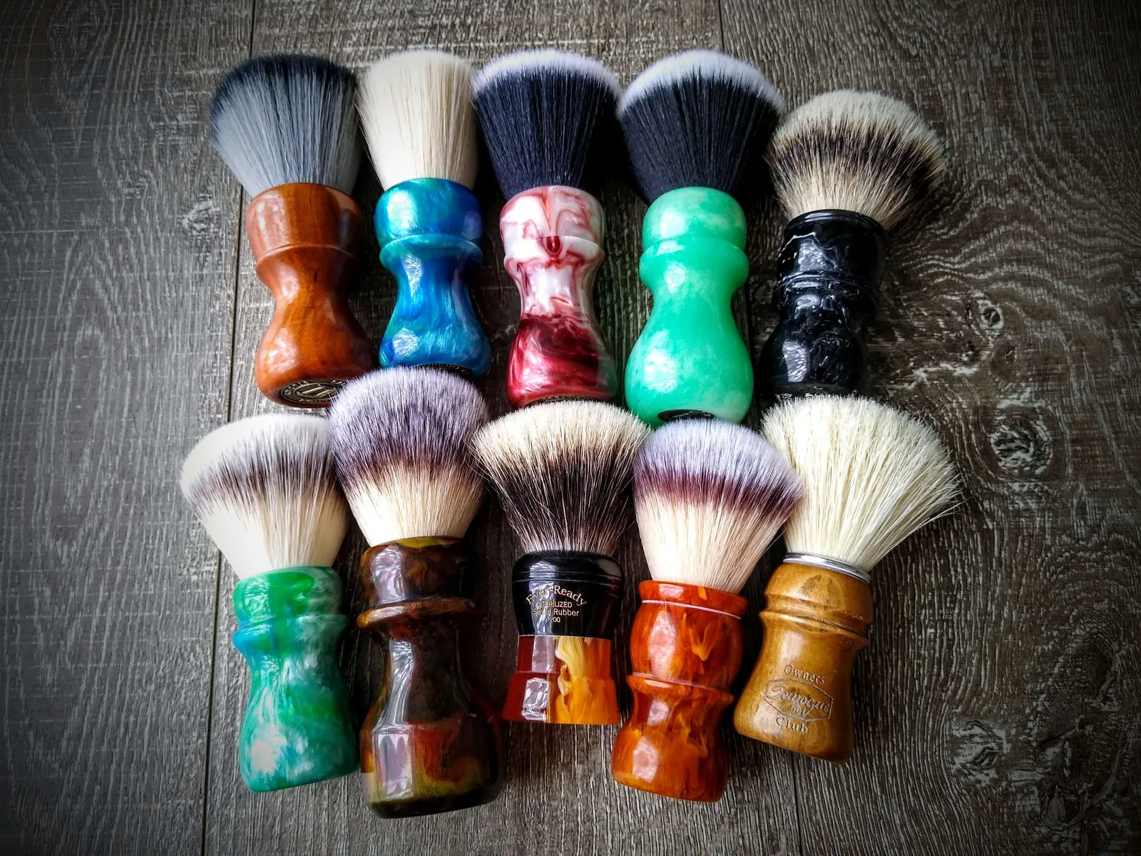 シェービングブラシの素材