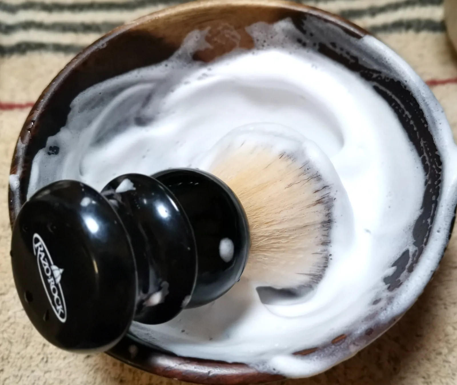 RazoRock Plissoft Synthetic Shaving Brush